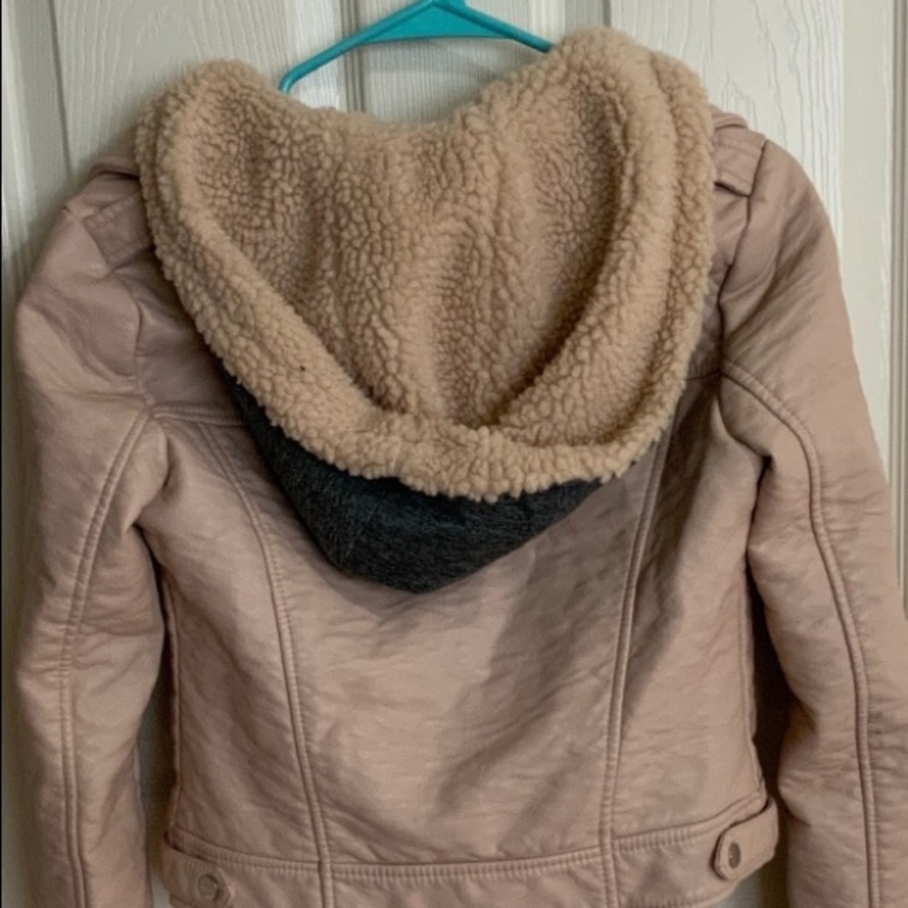 American Rag Pink Leather Riding Jacket - Picture 3 of 10